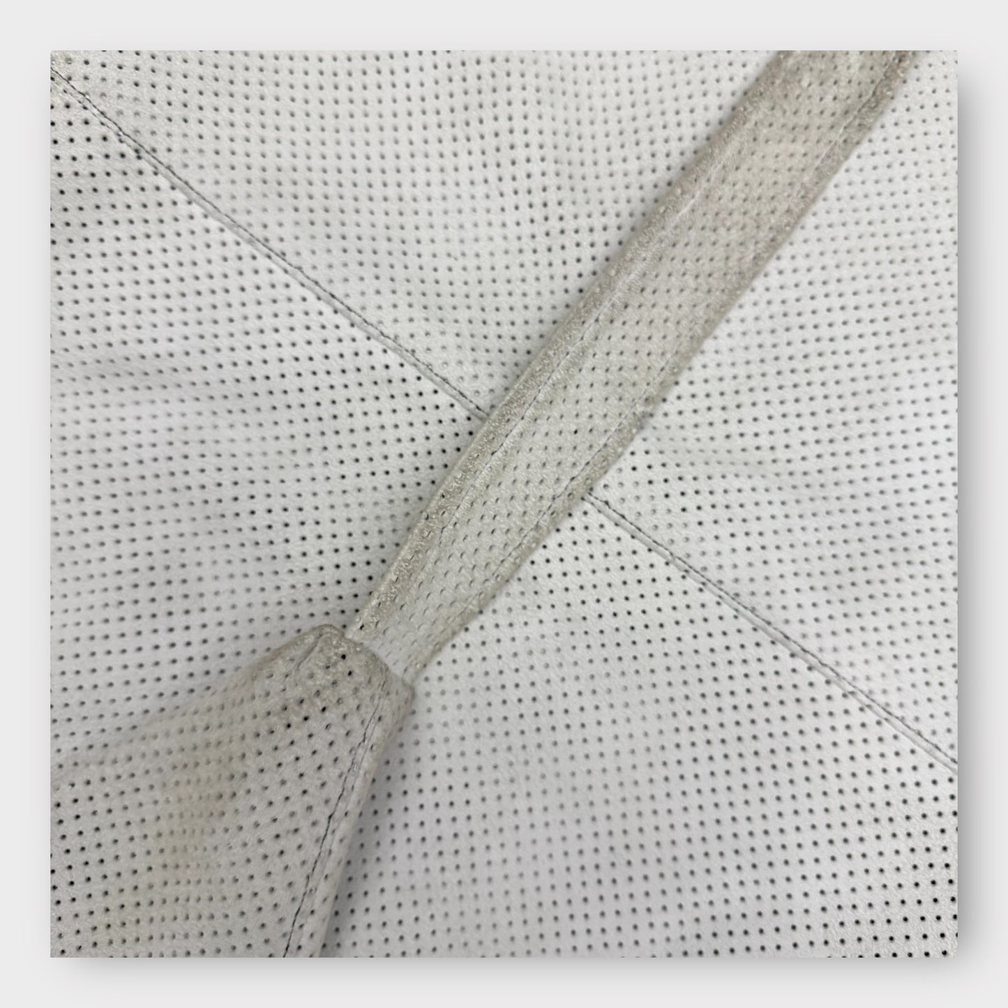Perforated Leather Slouch Bag