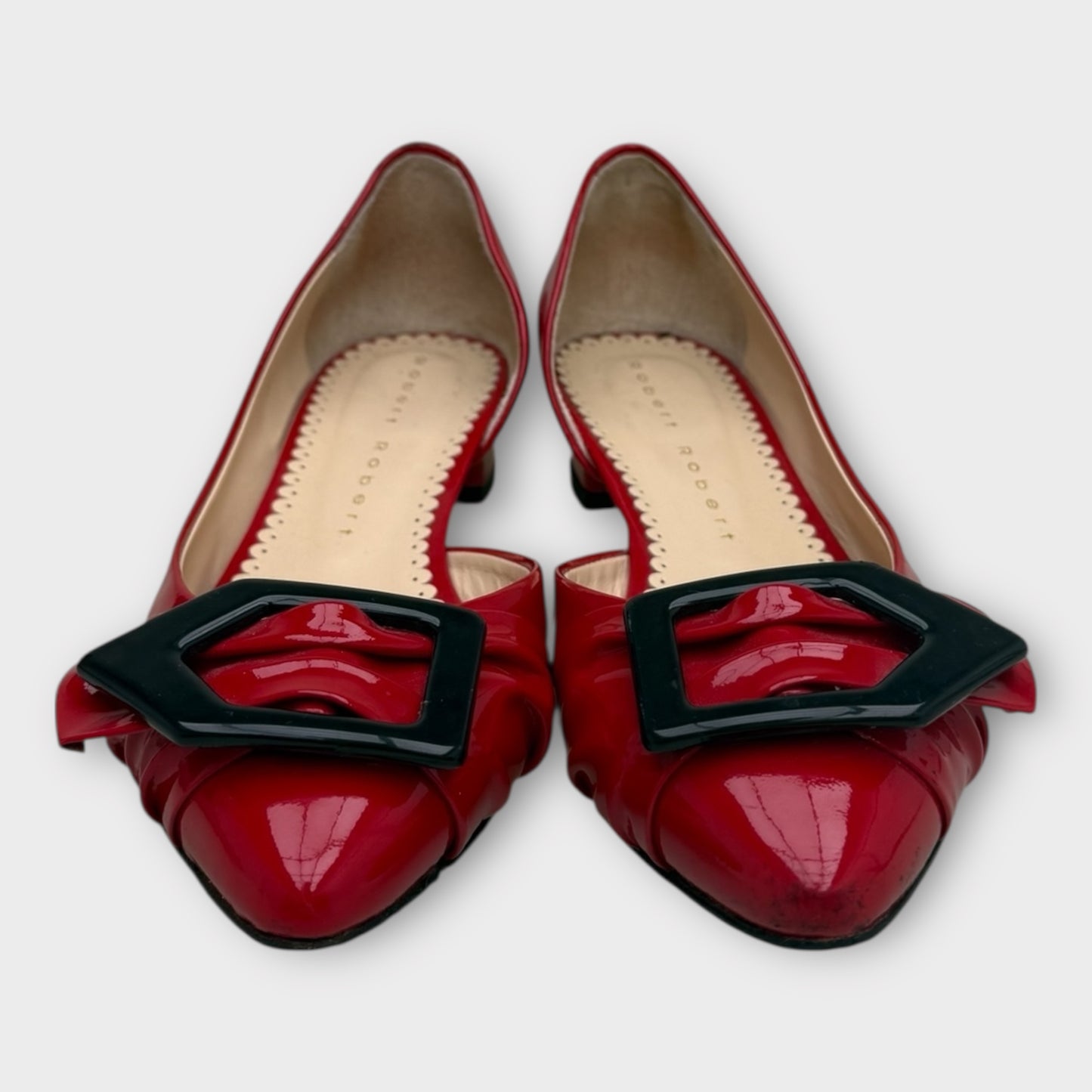 Patent Buckle Ballet Flats