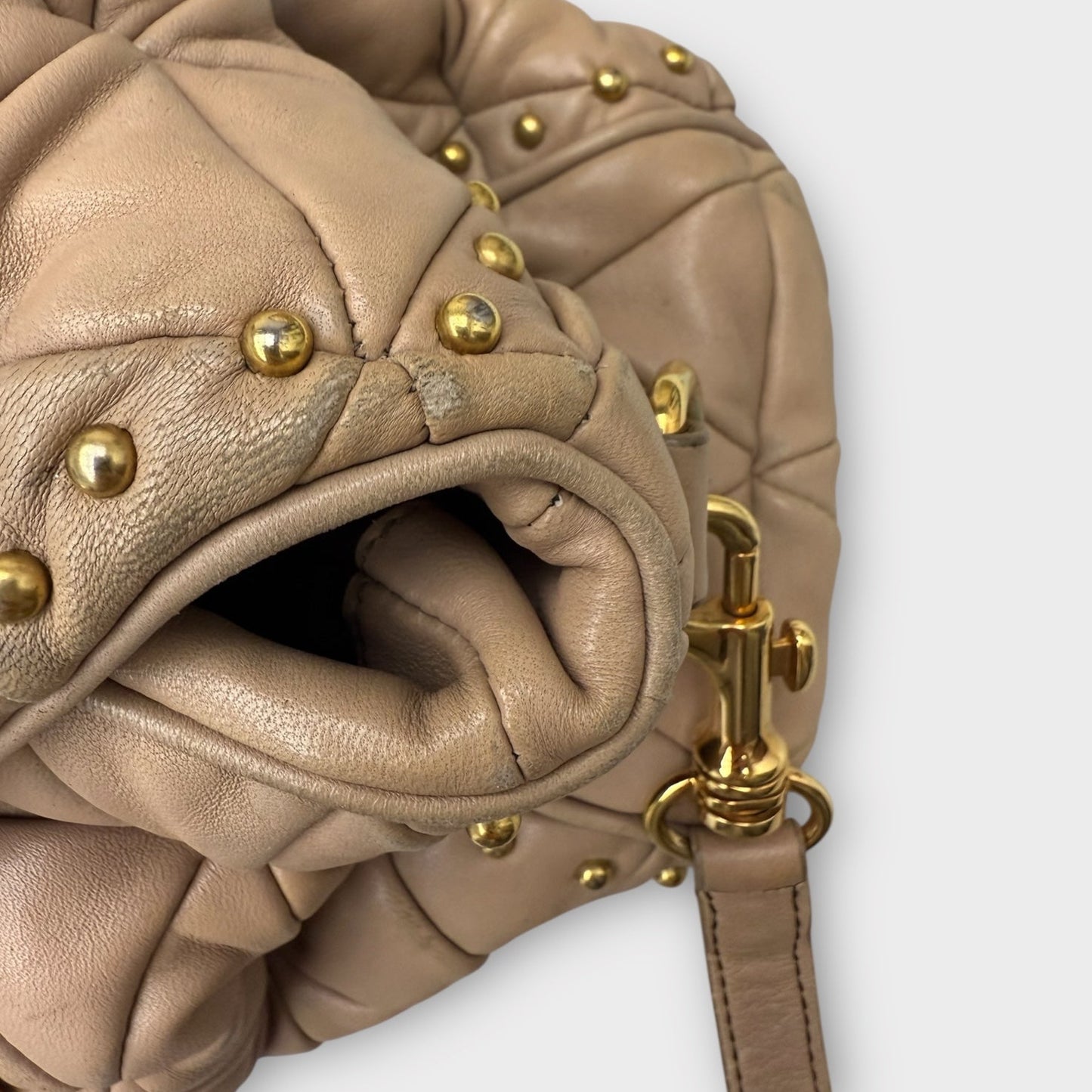 Matelasse Leather Shoulder Bag