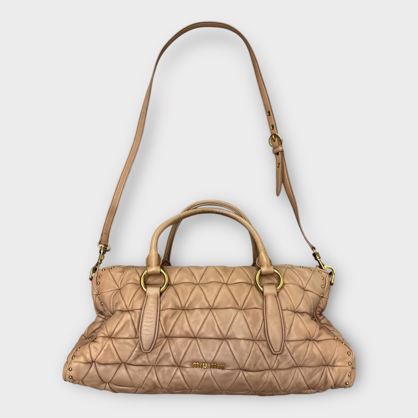 Matelasse Leather Shoulder Bag