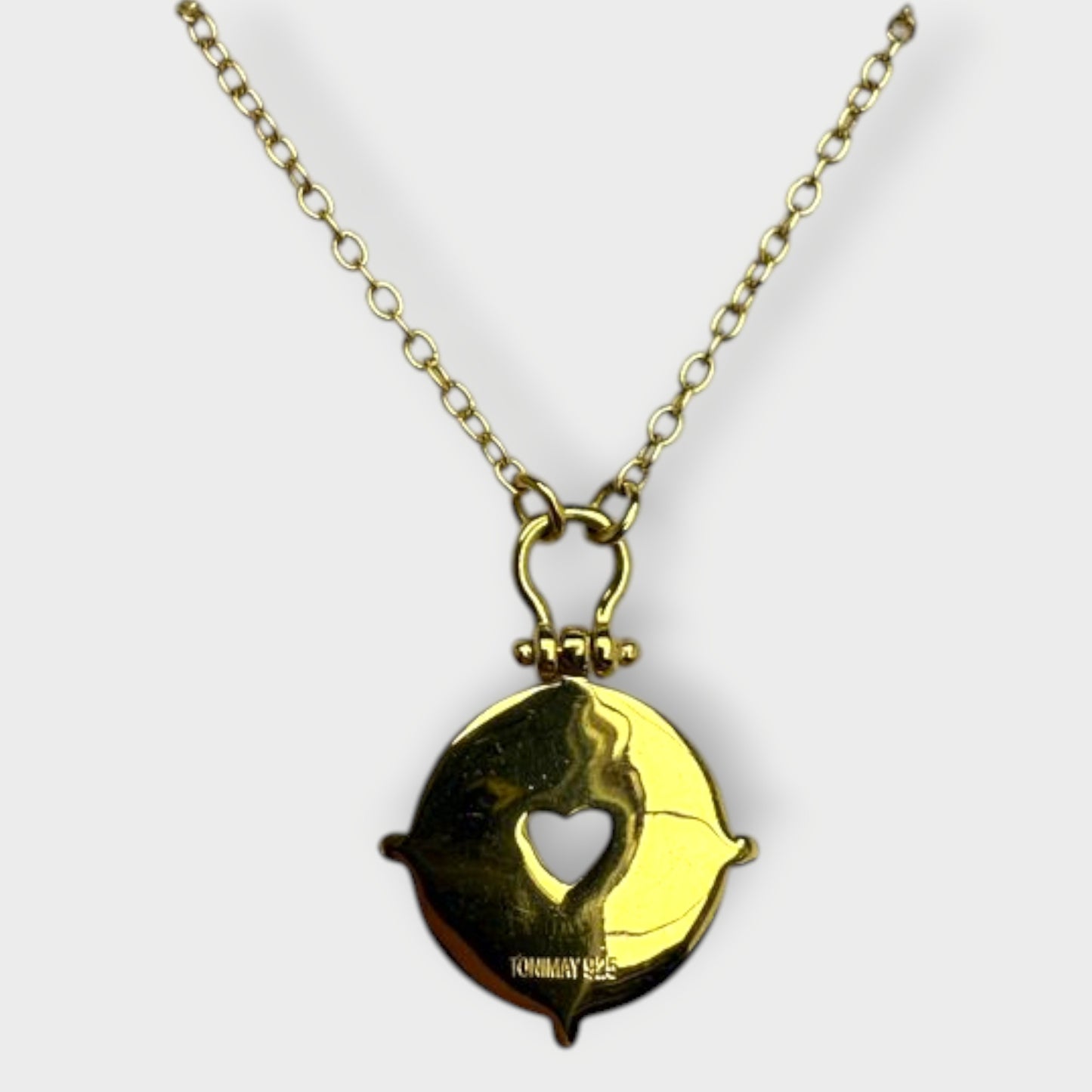 Gold Plated 925 Heart Necklace
