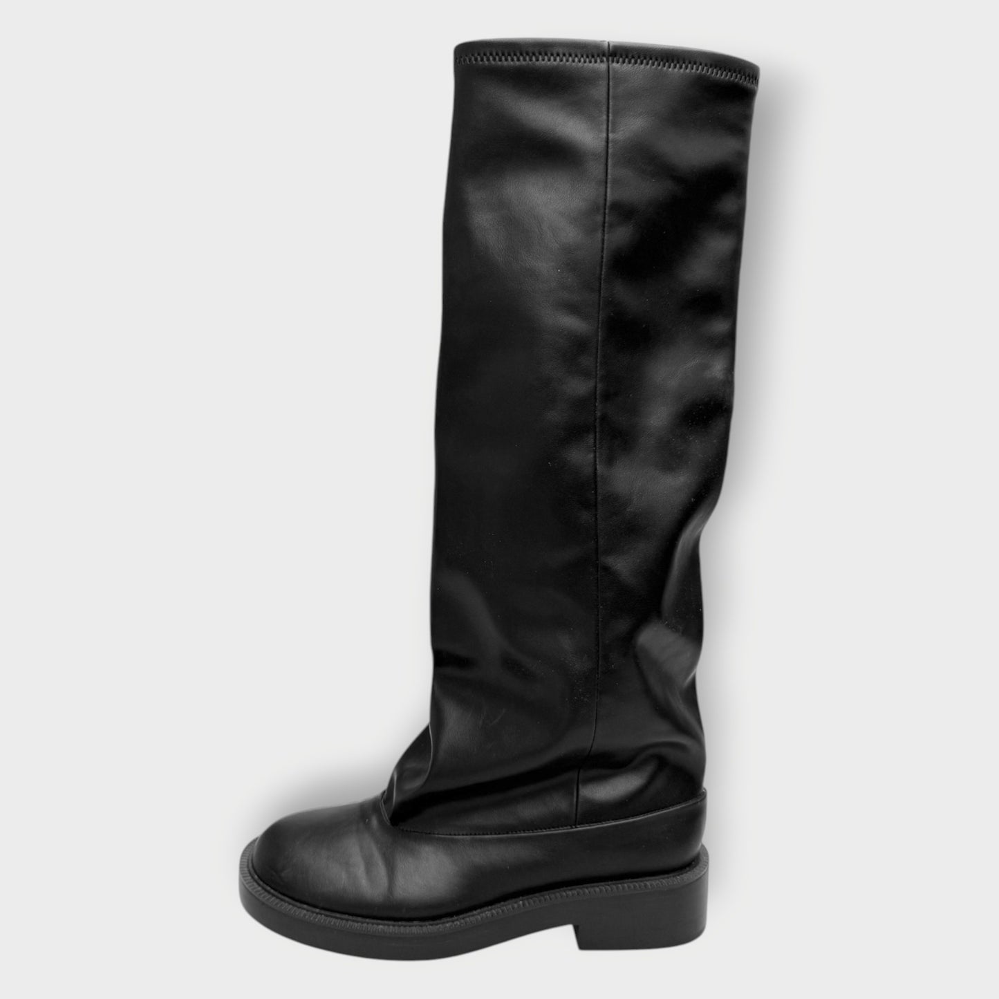 PU Knee High Jett Boots