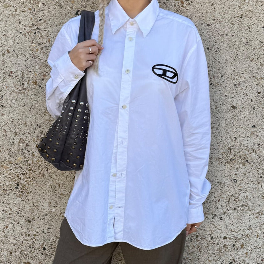 Logo Button Up Shirt