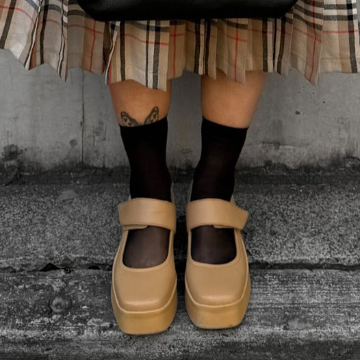 Platform Mary Jane Shoes