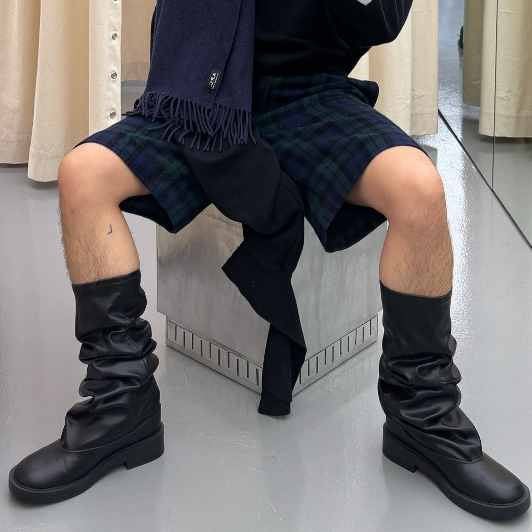 PU Knee High Jett Boots