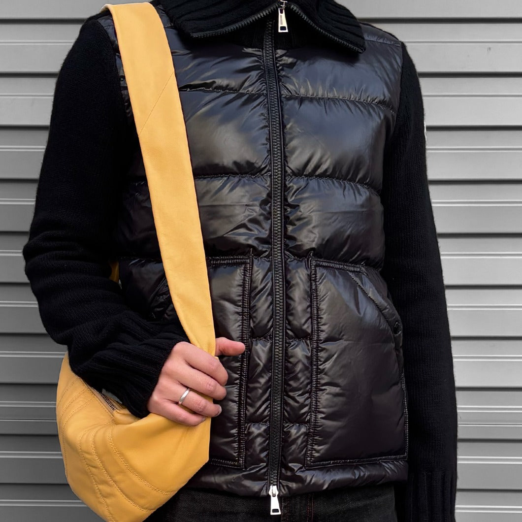 Lamb Leather Small Croissant Bag