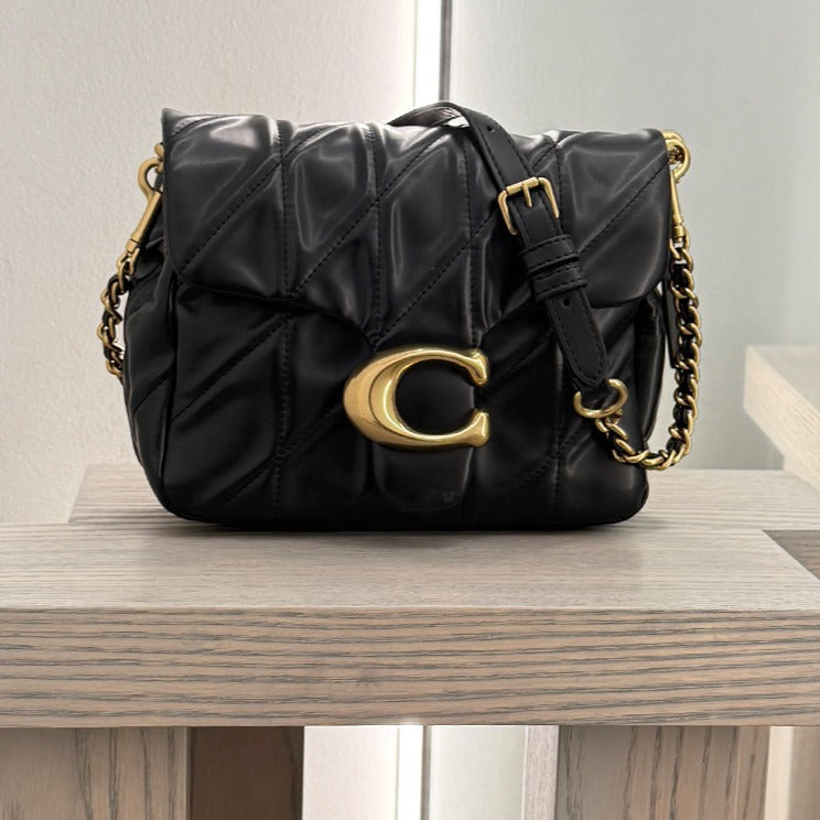 Leather Time Square Tabby Bag