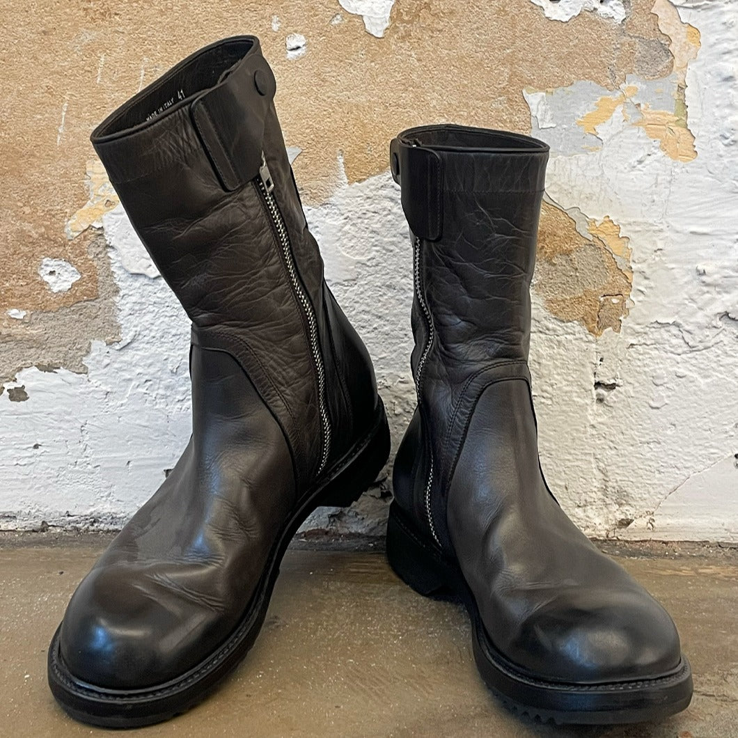 Leather Army Creeper Boots
