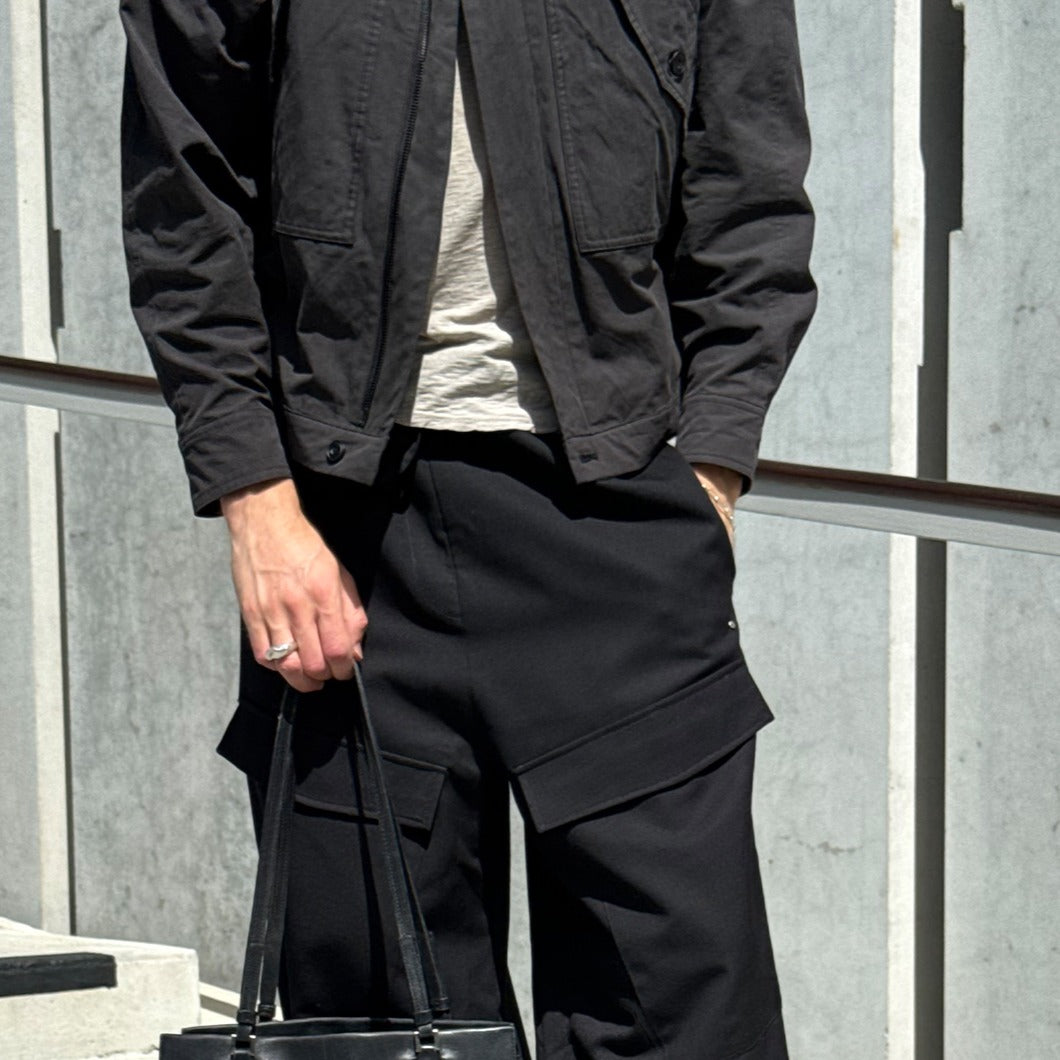 Cotton Zip Down Jacket