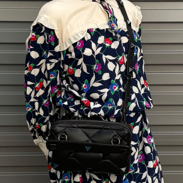 Roman Stud Leather Crossbody Bag