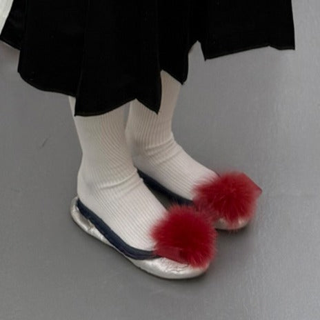 Pom Pom Ballet Flat