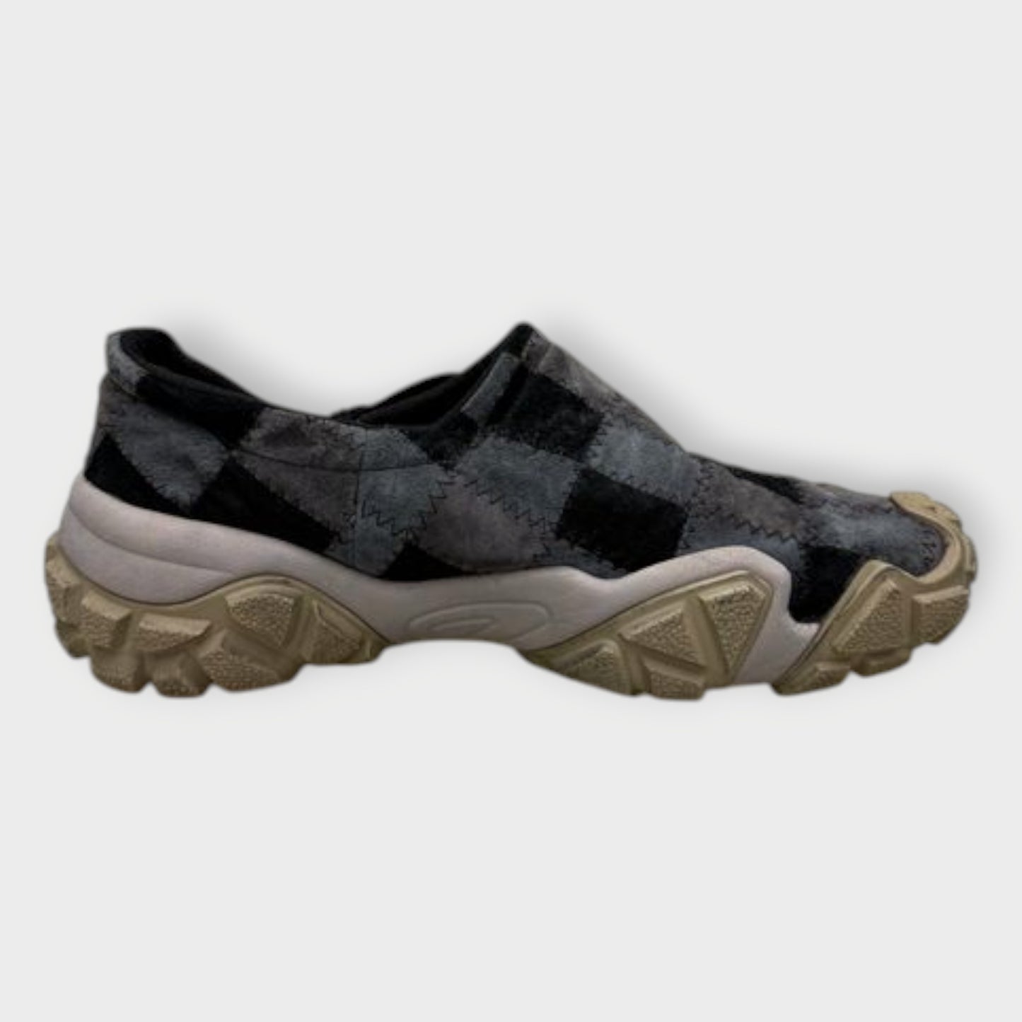Checkered Boltzer Suede Sneaker
