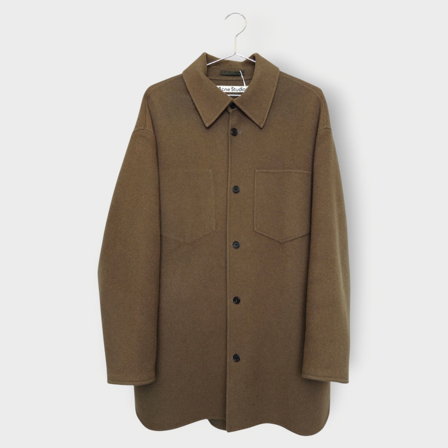 Wool Double Faced Button Jacket