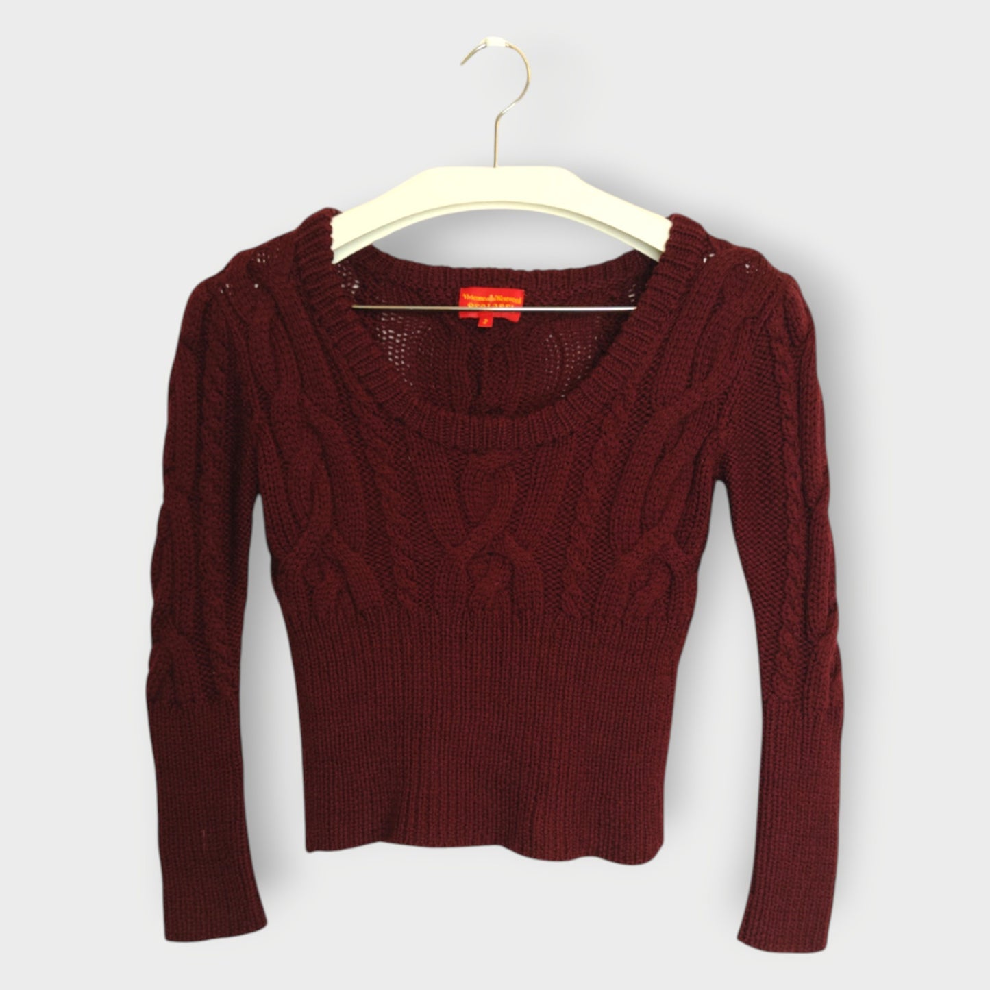 Wool Cable Knit Sweater