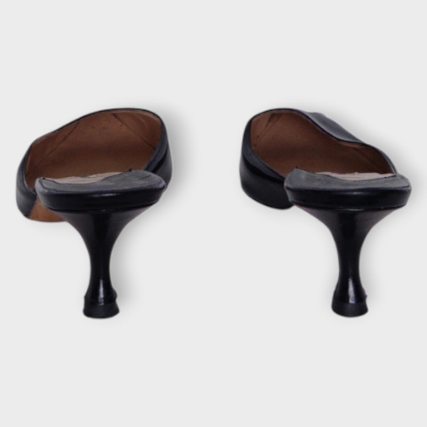 Patent Point Toe Kitten Heel