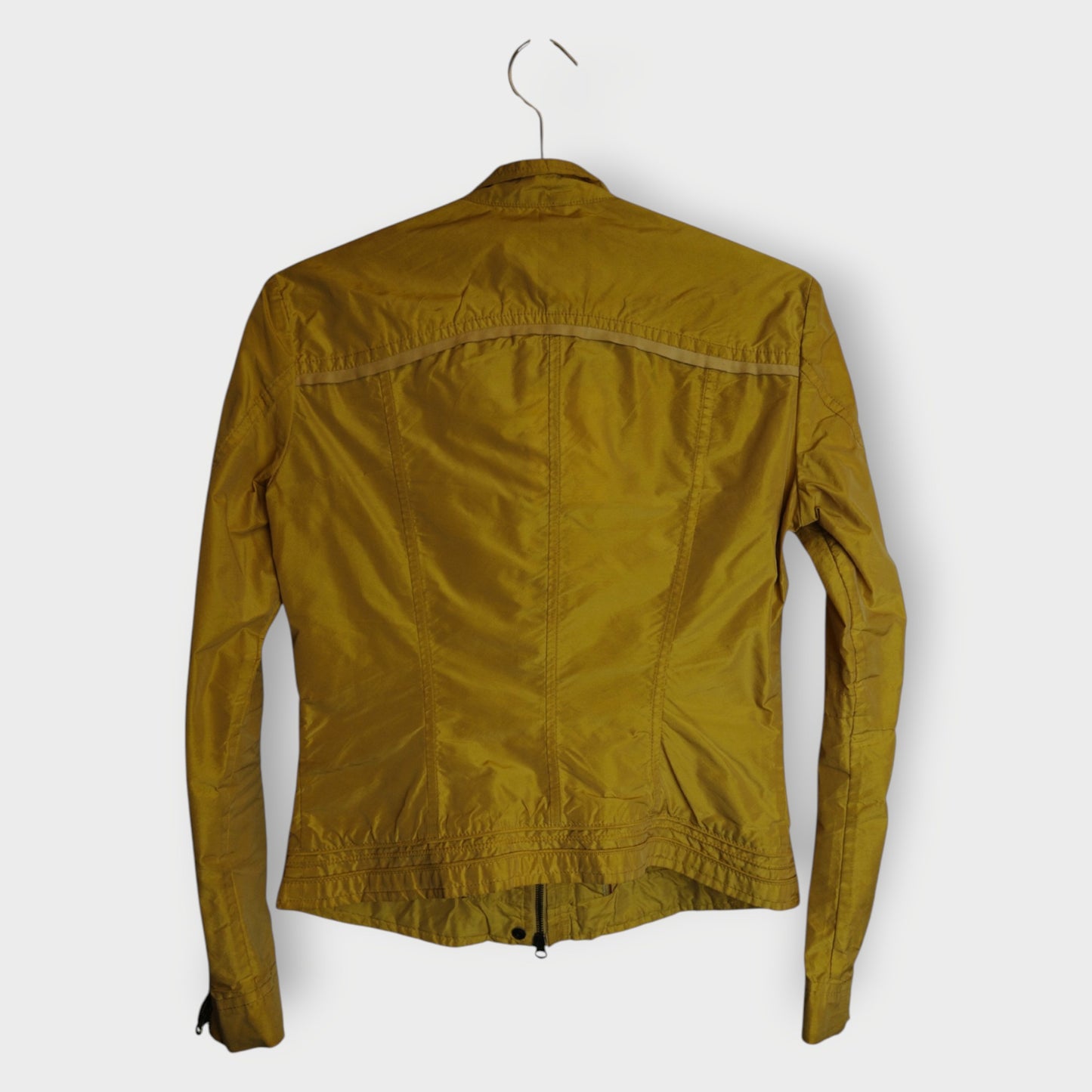 Taffeta Look Pocket Detail Jacket