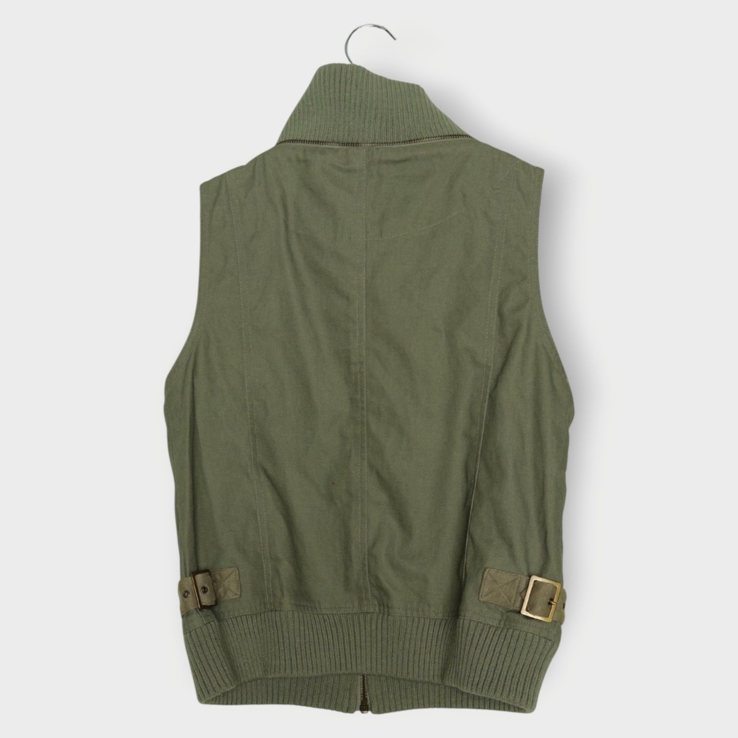 Zip Up Vest Top