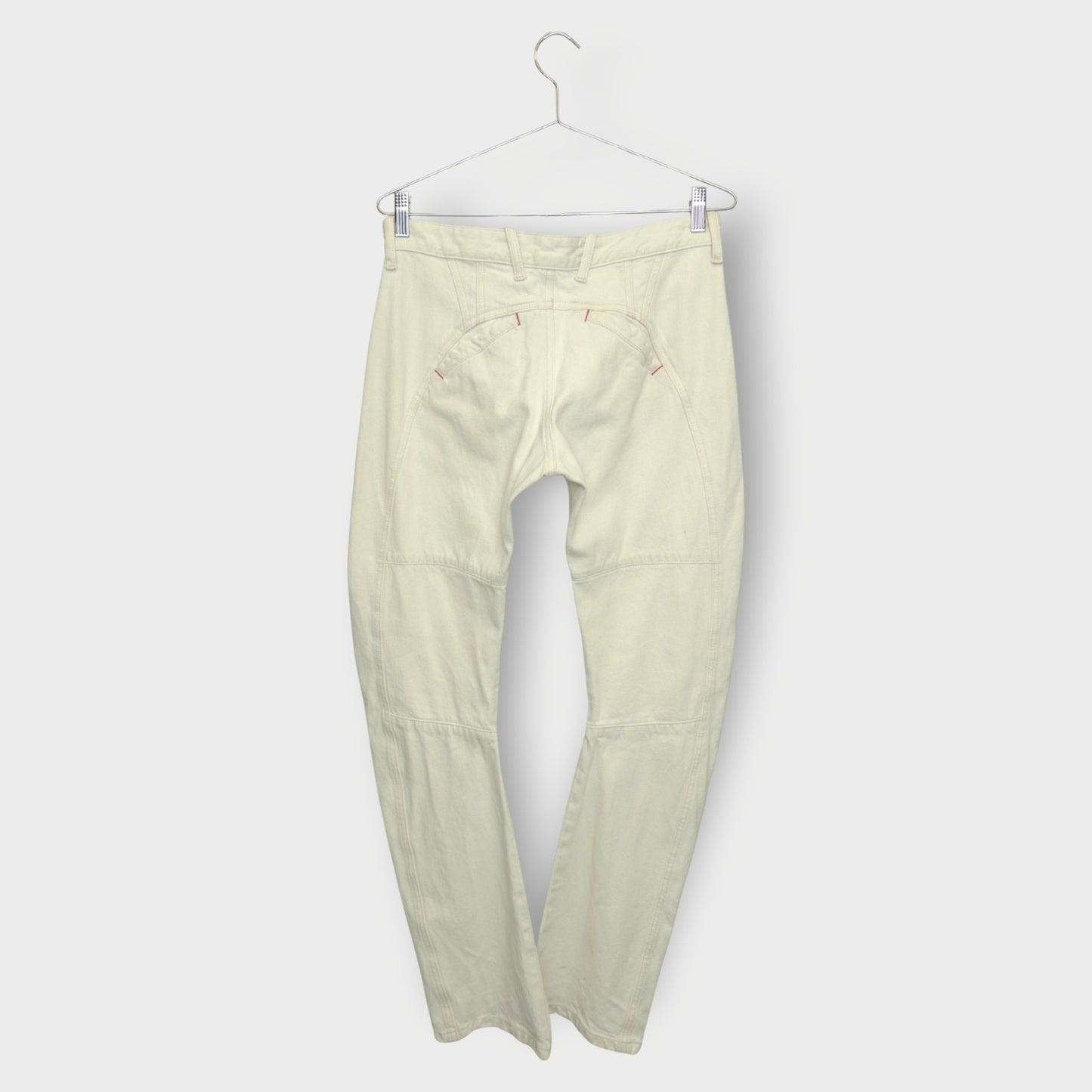 Panelled Bow Leg Jeans