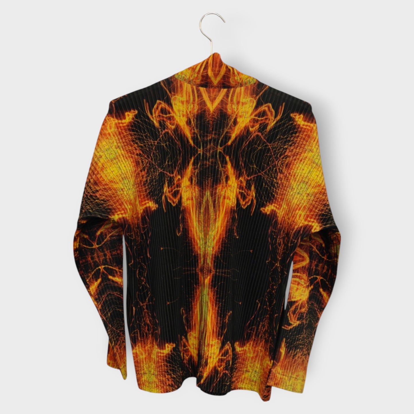 Fire Perma Pleat Zip Jacket