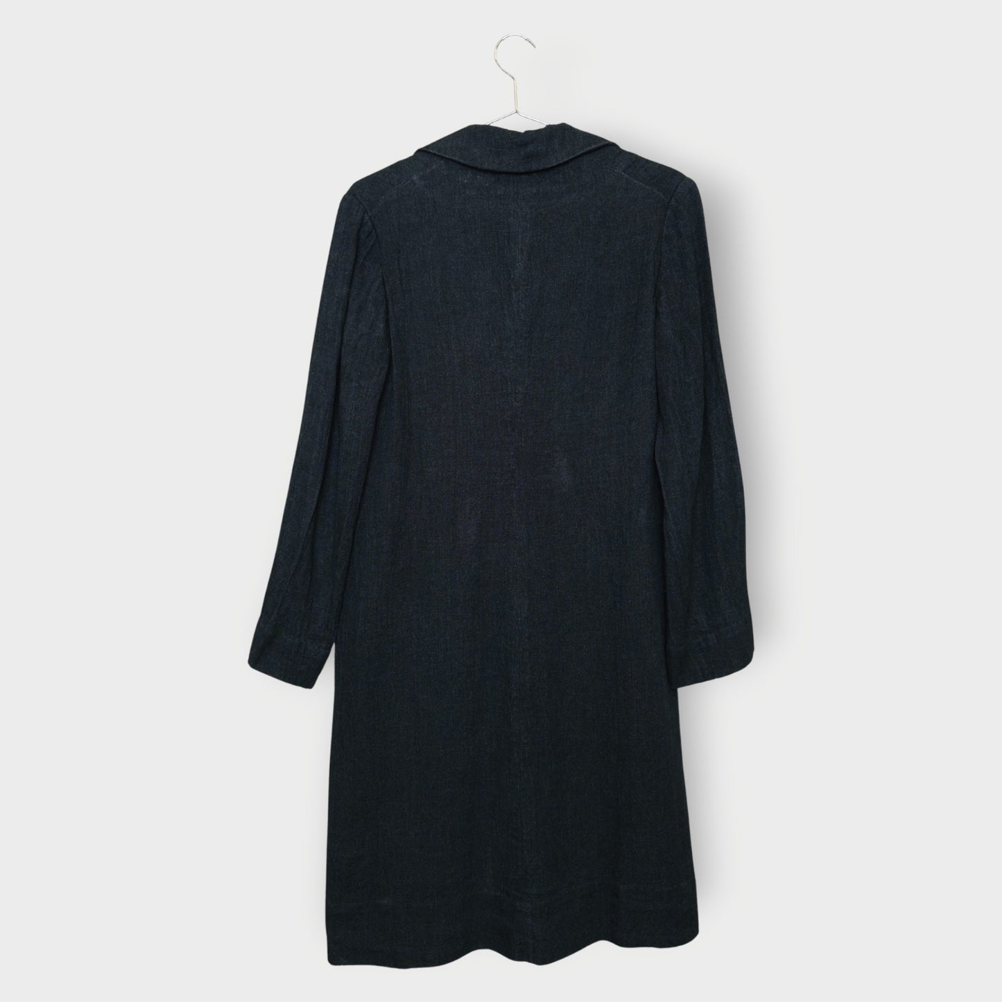 Linen Cotton Longline Blazer Coat
