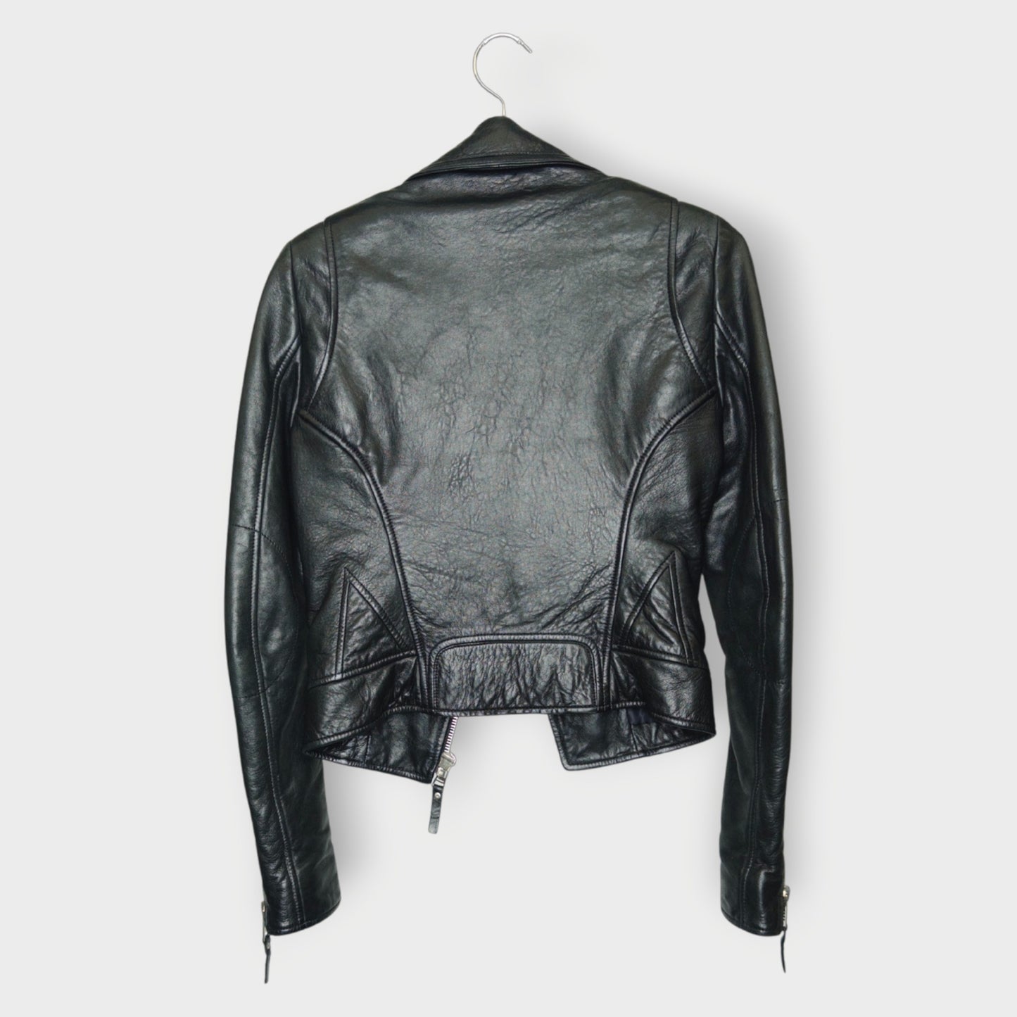 Leather Biker Moto Jacket
