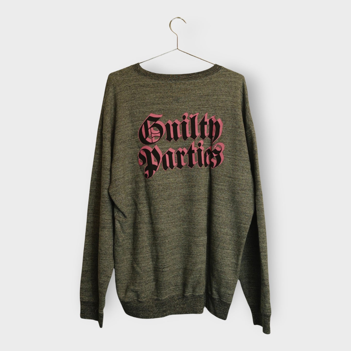 Mottled Cotton Logo Crewneck