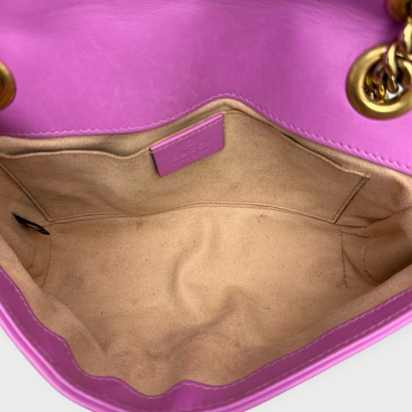 Leather Marmont Chain Bag
