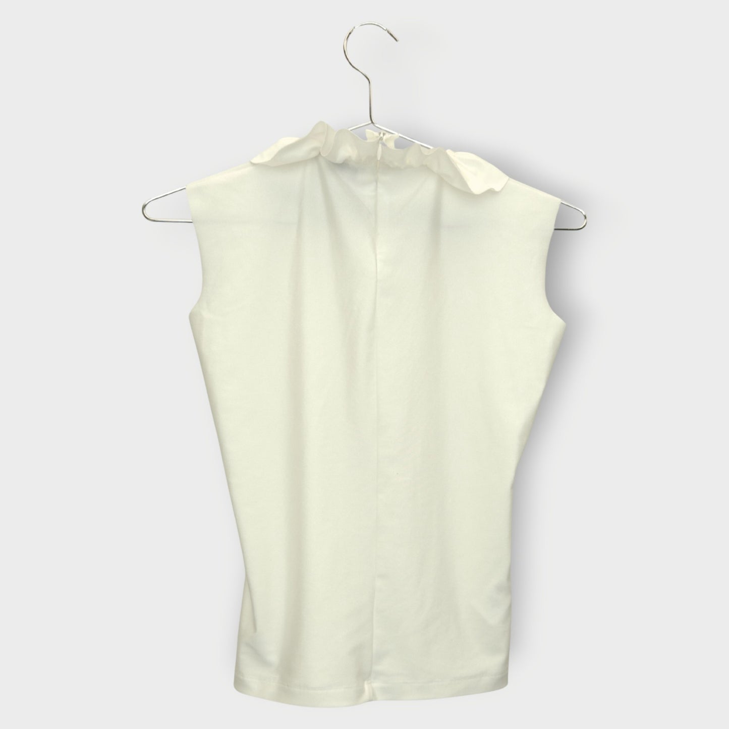 Ruffle Collar Tank Top