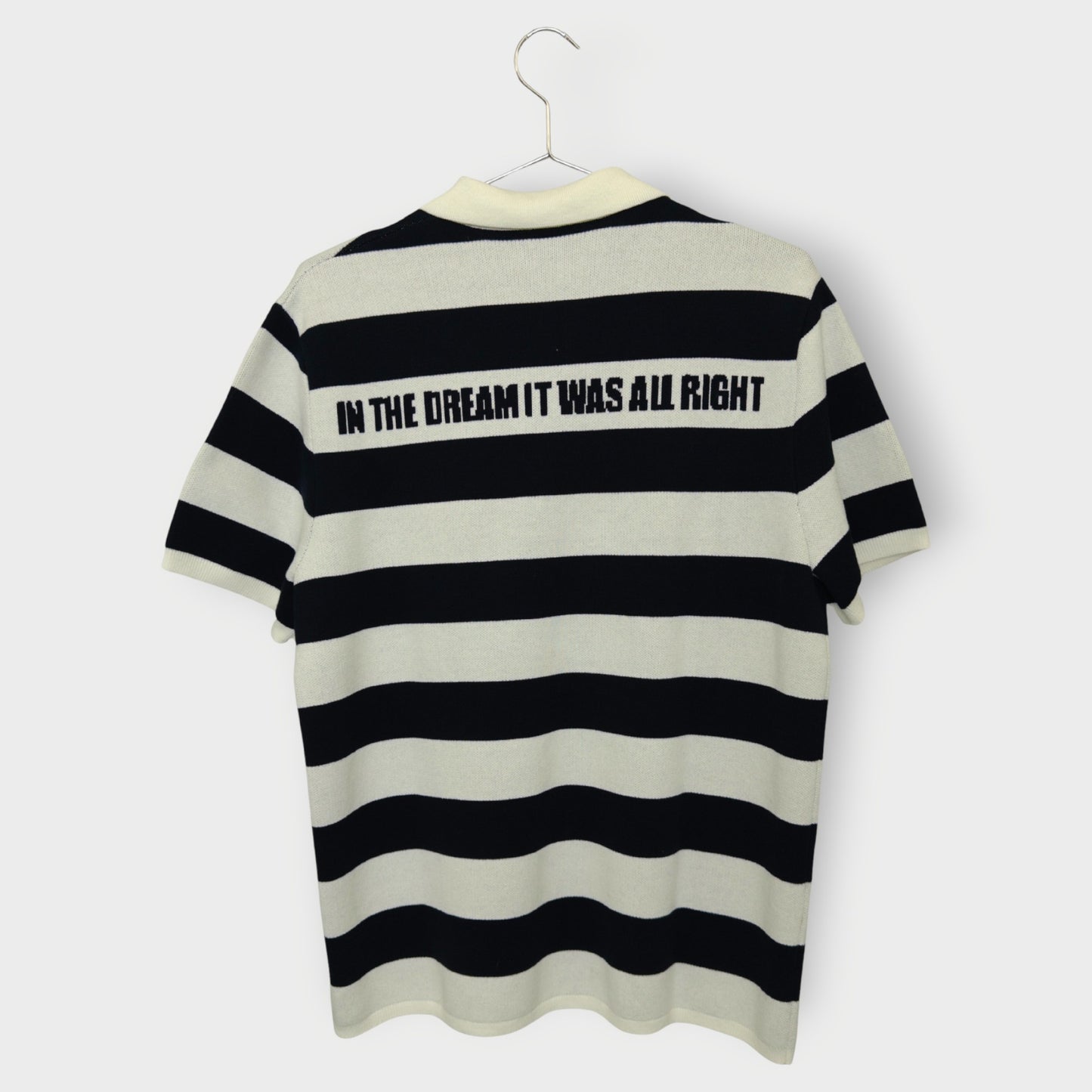 Stripe Text Polo