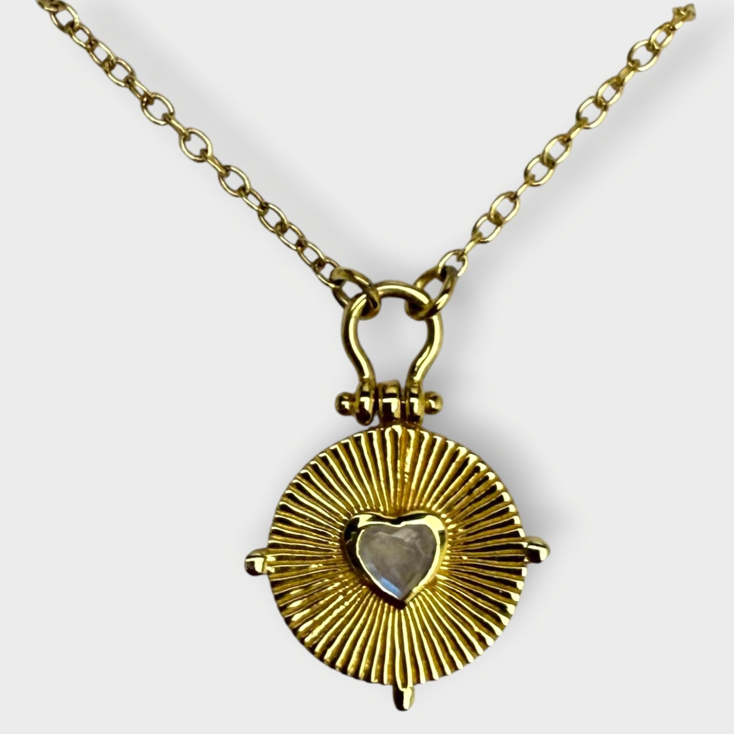 Gold Plated 925 Heart Necklace