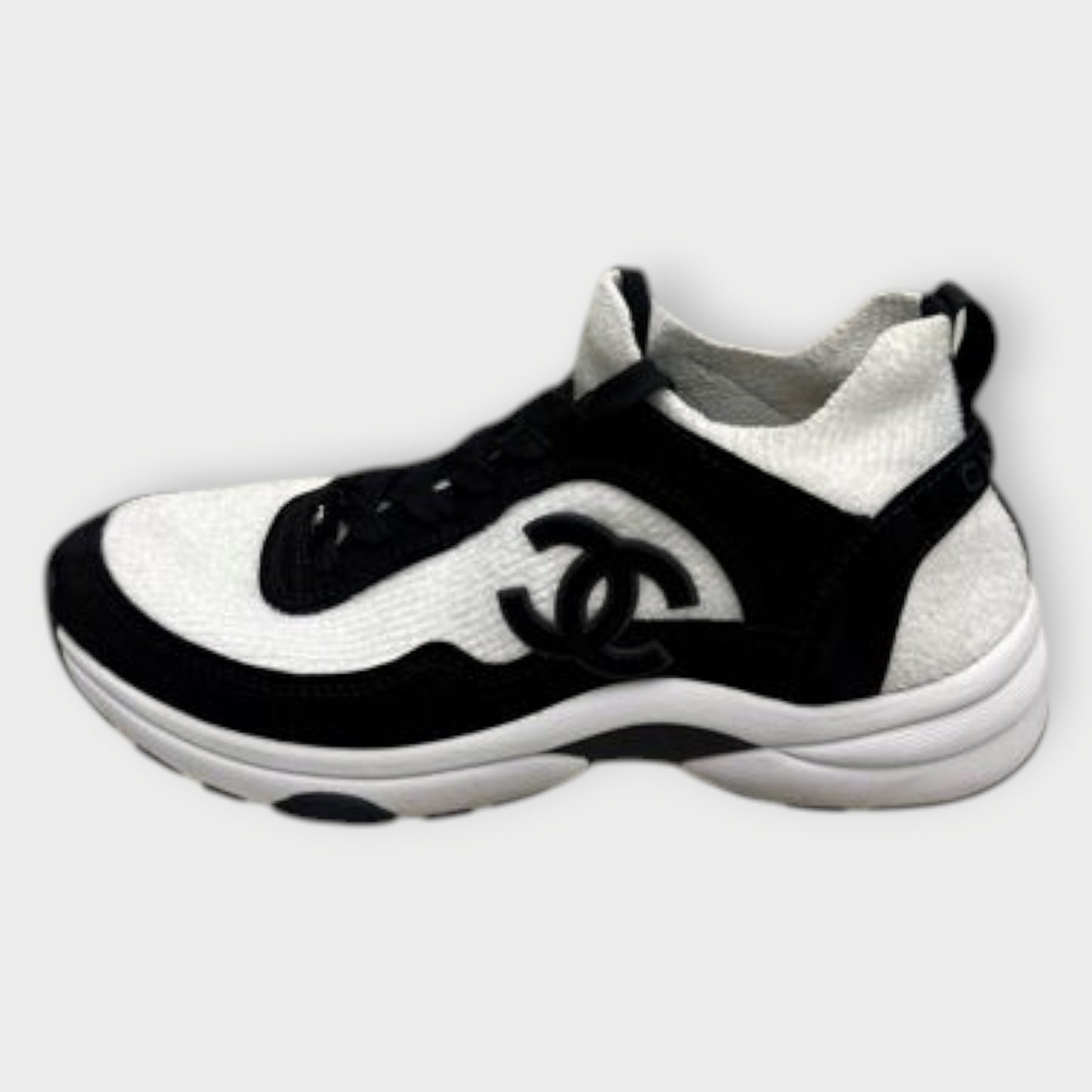 Knit & Suede Sneaker