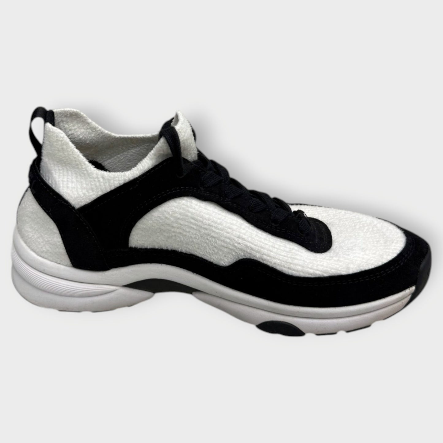 Knit & Suede Sneaker