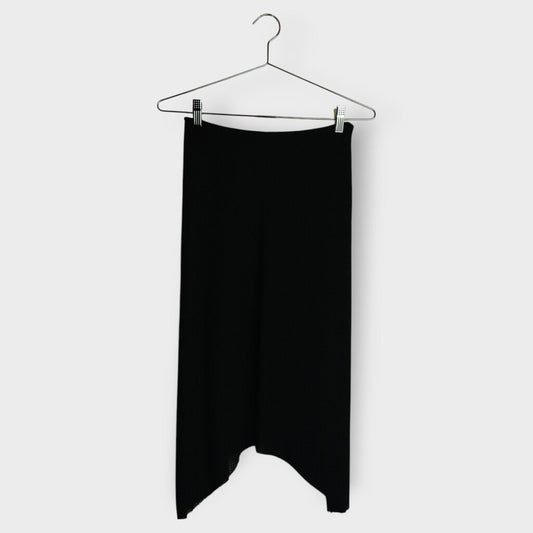 Chevron Weave Asymmetric Skirt