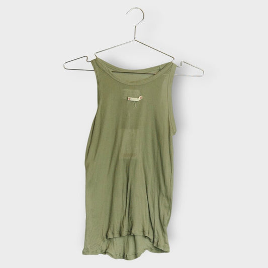 Ribbed Cotton Tank Top
