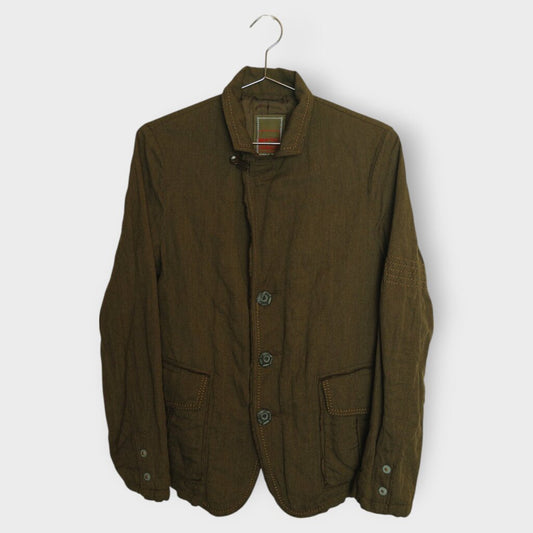 Exposed Seam Padded Blazer