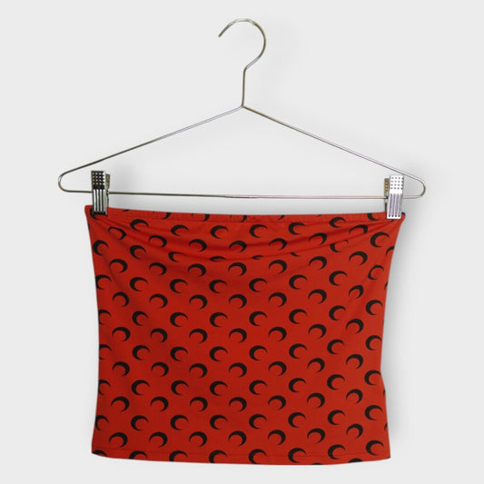 Crescent Print Tube Top