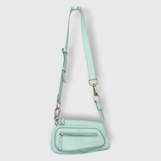 Blue Amlen Pochette Leather Bag