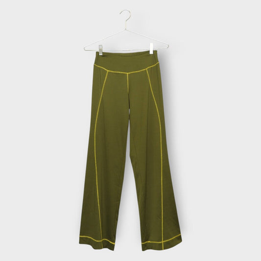 Stitched Seam Casual Pant