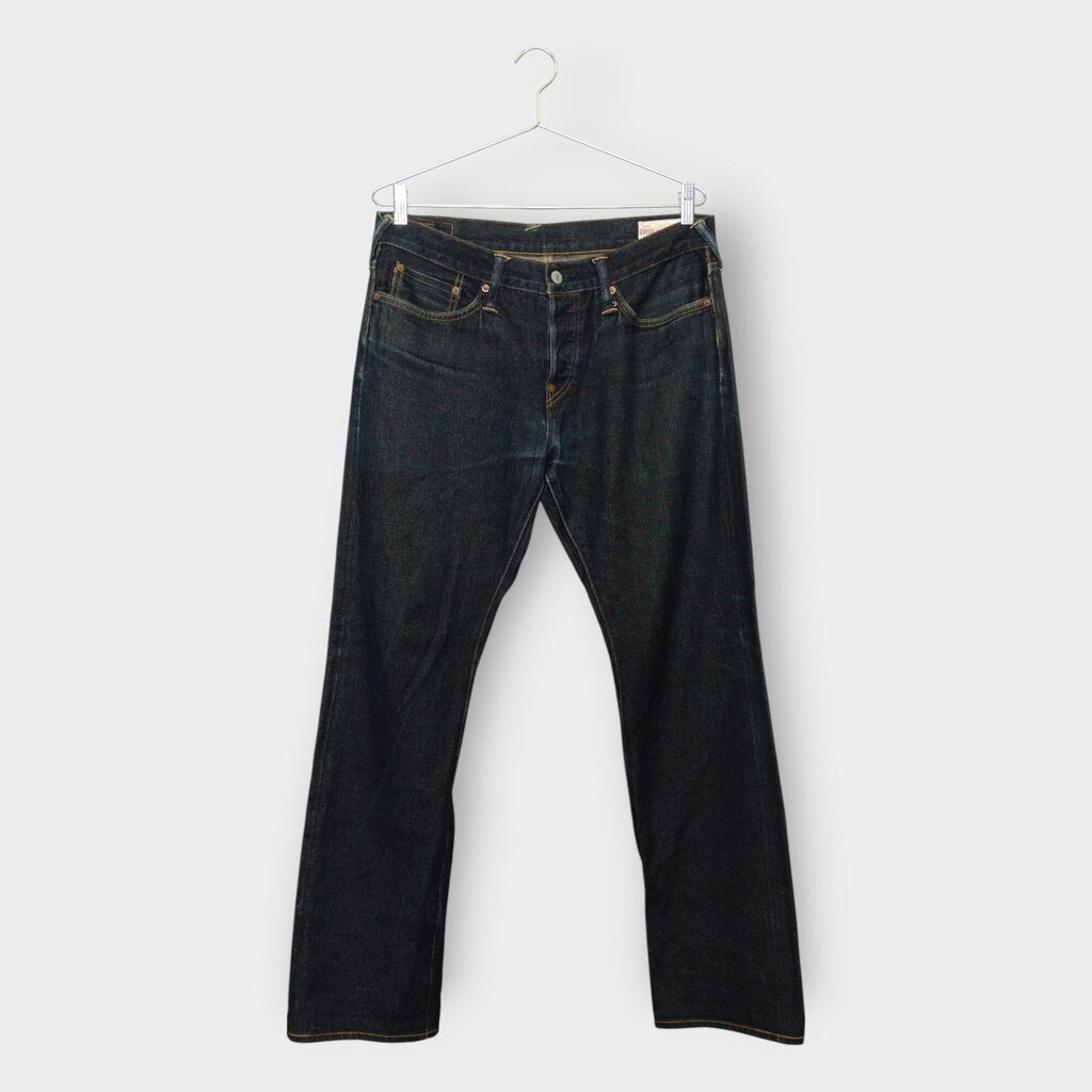 Dark Wash Logo Selvedge Jean