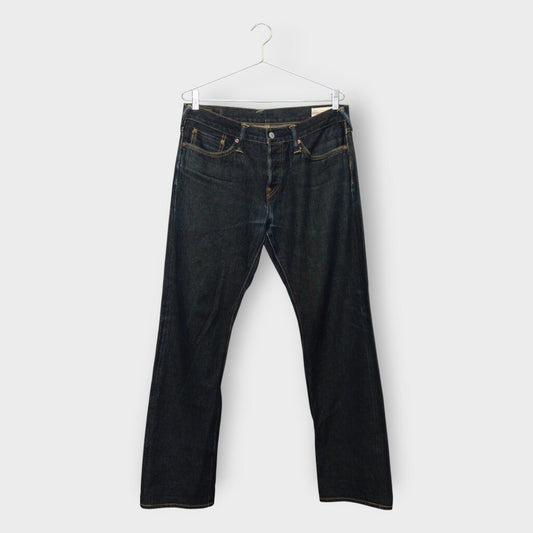 Dark Wash Logo Selvedge Jean