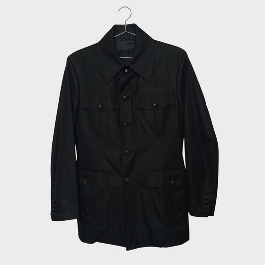 2004 Black Cotton Military Jacket