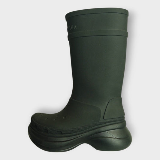 Rubber Mid Calf Boots