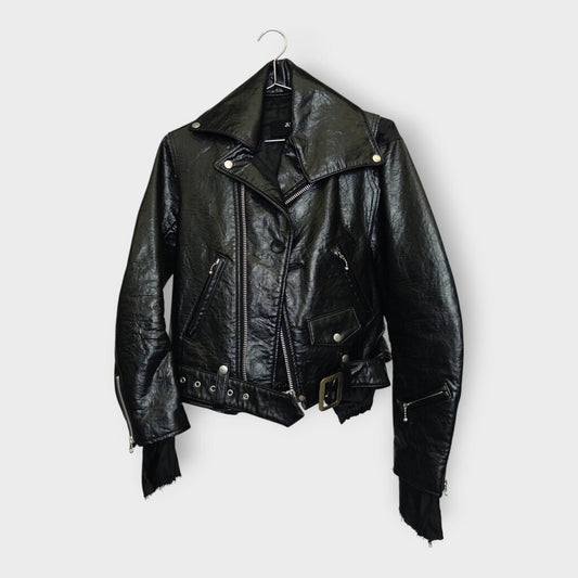 PVC Reconstructed Double Riders Jacket