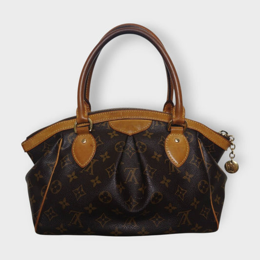 Leather Monogram Tivoli Bag