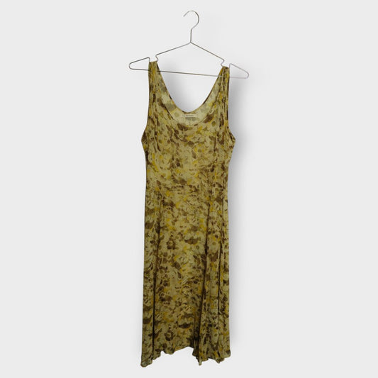 Silk Sheer Floral Dress