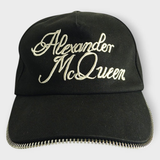 Black Zip Edge Hat
