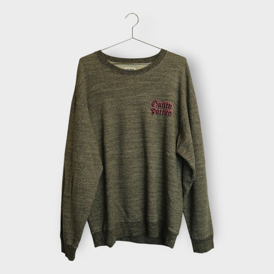 Mottled Cotton Logo Crewneck