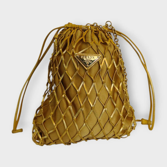 Raso Mesh Satin Bag