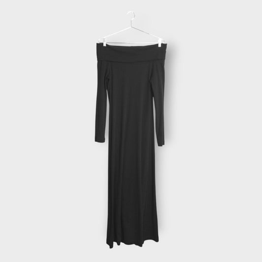 Long Sleeve Off The Shoulder Maxi Dress