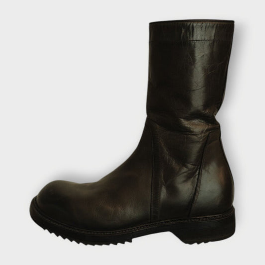 Leather Army Creeper Boots